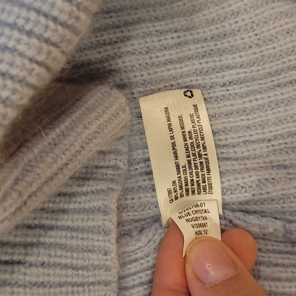 Blue Angora Gap Pure Sweater - Picture 4 of 4